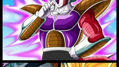 Dragons fight Frieza trunks