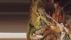 Dragons Fighting mystic