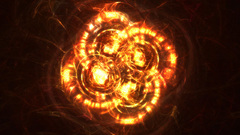 Dragons fire abstract