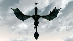 Dragons flying the elder scrolls v skyrim