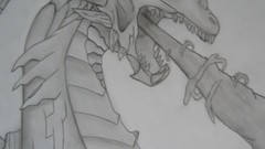 Dragons grayscale sketches