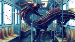 Dragons hunter fantasy art