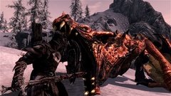 Dragons Knights Swords the elder scrolls v skyrim video games