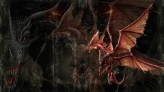 Dragons lineage 2 video games fantasy art Valakas