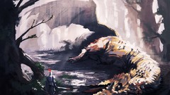 Dragons little fantasy art