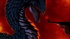 Dragons Monsters Wizards artwork fantasy art