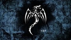 Dragons old wall Tribal