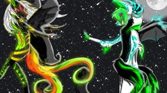 Dragons outer space fantasy art