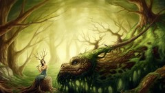 Dragons paint fantasy art