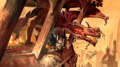Dragons Pathfinder Cover Warriors fantasy art