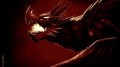 Dragons Red Dragon fantasy art