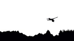 Dragons the elder scrolls v skyrim minimalistic artwork