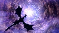 Dragons the elder scrolls v skyrim video games fantasy art