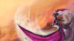 Dragons tornado fantasy art