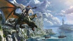 Dragons Warriors Swords