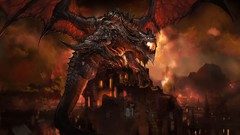 Dragons world of warcraft Deathwing digital art blizzard 