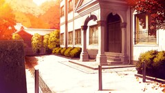 drawing Anime building outdoors sunlight