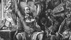 Drawings artwork fantasy art grayscale Gustave Dore