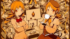 Drawings blondes anime girls mahou shoujo madoka magica tomoe 