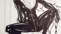 Drawings comics girls Black