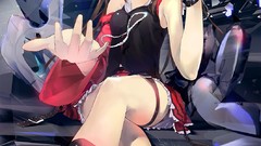 Drawings long hair anime girls digital art El-Zheng