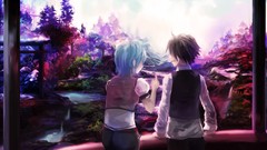 Drawings multicolor anime girls artwork