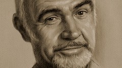 Drawings sean connery Hand-made illustrations artwork portraits