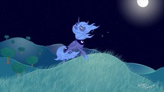 Drawn luna my little pony