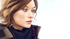 Drawn Olivia Wilde brunettes