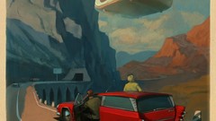 Dreams abstract advertisement American artwork pinups