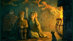 Dreams abstract evening advertisement artwork pinups