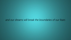 Dreams blue text simple The Killers Lyrics minimalistic Brandon 