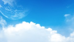 Dreams clouds moon Earth skyscapes