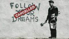 Dreams Men abstract funny USA banksy street art