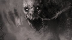 Dreams Monsters nightmare grayscale