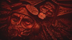 Dreams red pollution masks toxic gas masks artwork digital art