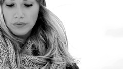 Dreams winter cold woman lips hats lonely looking down thoughts 