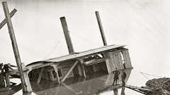 Dredge boat high watercraft