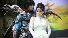 Dress Actress asians stills models photo shoot black hair 