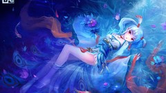 Dress anime girls twintails