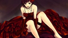 Dress anime girls vocaloid meiko