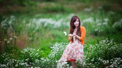 Dress asians models Korean Ryu Ji Hye