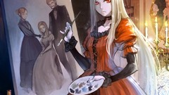 Dress blondes long hair