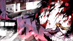 Dress blondes long hair anime girls touhou yakumo yukari video 