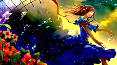 Dress blue dress brunettes