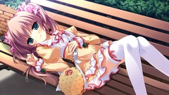 Dress blue eyes bench