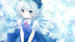 Dress blue eyes cirno