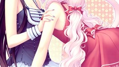 Dress blue eyes nekomimi