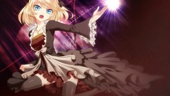 Dress blue eyes vocaloid kagamine rin