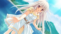 Dress blush long hair game cg sesena yau ushio 1/2 Summer